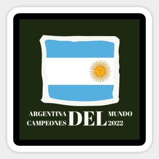 Argentina Campeones del Mundo 2022 Sticker